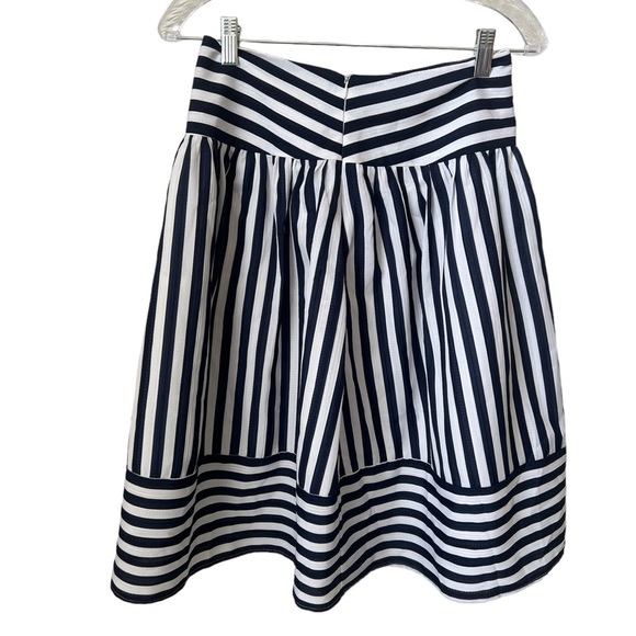 Anthropologie Maeve High Seas Skirt Black & White Stripped Size Small - Picture 6 of 7